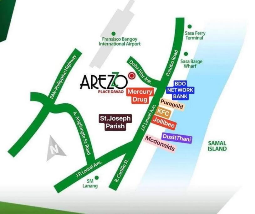 Ar02 1Bedroom Condo Unit With Free Pool, Hbo, Netflix & Wifi Davao Екстер'єр фото